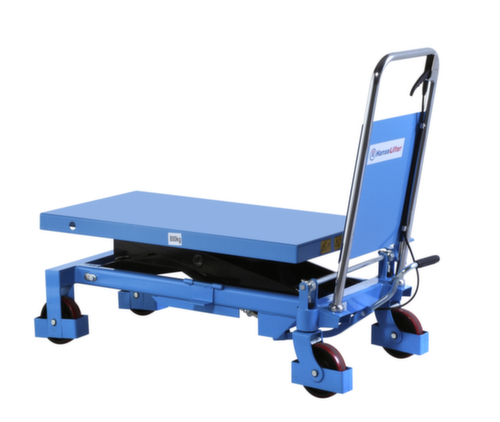 Hanselifter Scherenhubtisch mit manuellem Hubantrieb, 800 kg Traglast, 1000x515 mm