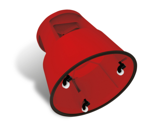 WEDO Rolltritt, Kunststoff, rot