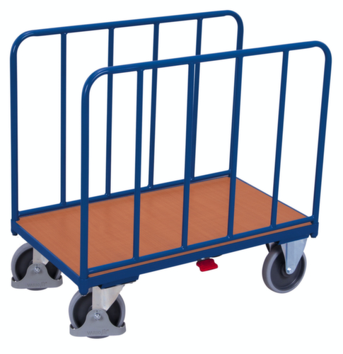 VARIOfit Rohr-Längswandwagen, Traglast 500 kg, Ladefläche 1260 x 760 mm