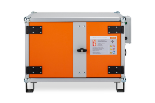 Explosionsgeschützter Lithium-Ionen-Ladeschrank PREMIUM 8/5 unterfahrbar, Höhe x Breite x Tiefe 520 x 800 x 660 mm