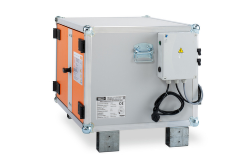 Explosionsgeschützter Lithium-Ionen-Ladeschrank PREMIUM 8/5 unterfahrbar, Höhe x Breite x Tiefe 520 x 800 x 660 mm