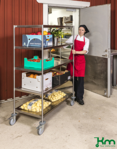 Kongamek Edelstahl-Etagenwagen