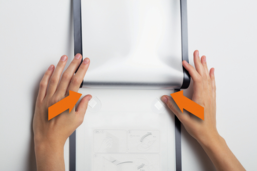 Durable Magnetrahmen DURAFRAME® WALLPAPER, DIN A4, Rückseite selbstklebend