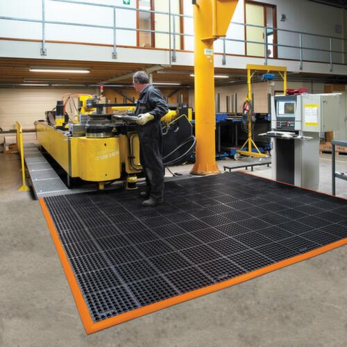 Anti-Ermüdungsmatte Groningen mit Drainagesystem, Länge x Breite 3150 x 970 mm