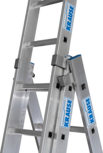 Krause Mehrzweckleiter, 3 x 8 profilierte Sprossen