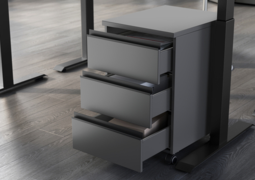 Rollcontainer 4039, 3 Schublade(n), graphit/graphit