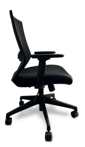 UDOBÄR Bürodrehstuhl Iron mit Synchronmechanik, Netzrückenlehne mit Rückenträger, schwarz