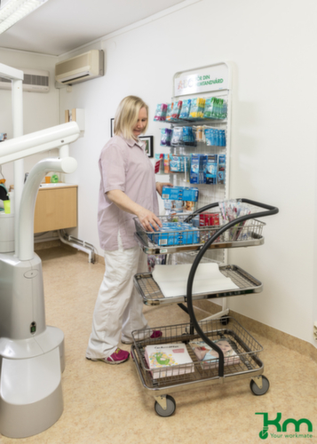 Kongamek Etagenwagen, Traglast 120 kg, 3 Etagen