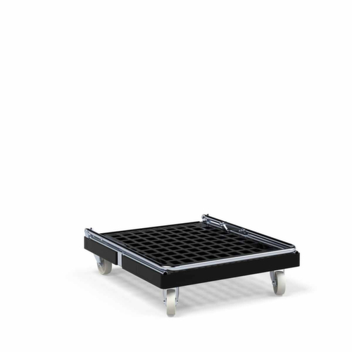 Rollplatte BASICline mit Schiebebügel, schwarz