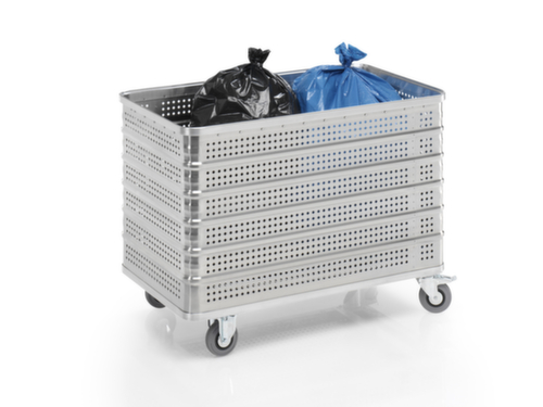 Gmöhling Alu-Kastenwagen G®-TRANS mit gelochten Wänden und Boden, Inhalt 430 l