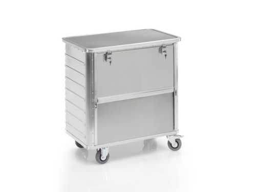 Gmöhling Alu-Kastenwagen mit Eingriffsöffnung, Inhalt 355 l