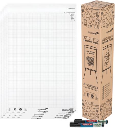 Legamaster Flipchartblock SKETCH ECO mit 20 Blatt