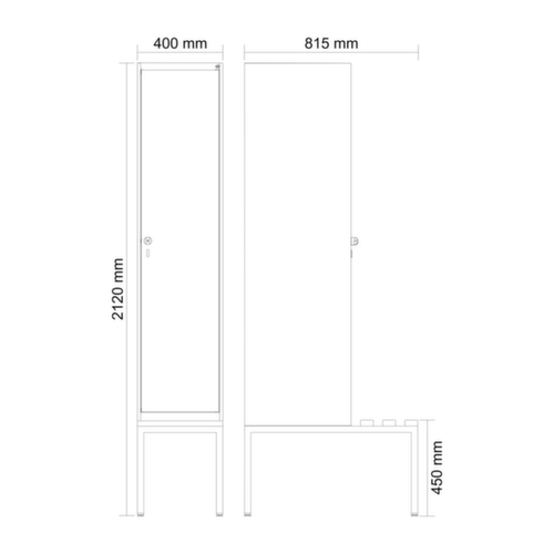 C+P Spind Evolo PLUS mit Sitzbank