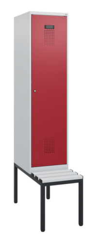 C+P Spind Evolo PLUS mit Sitzbank, Abteilbreite 400 mm