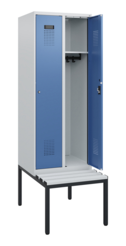 C+P Spind Evolo PLUS mit Sitzbank, Abteilbreite 300 mm