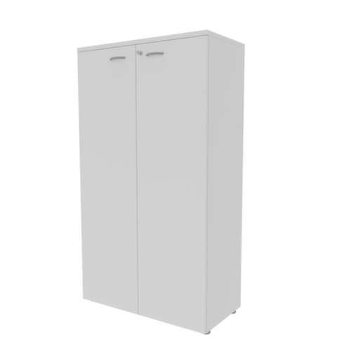 Quadrifoglio Büroschrank Practika, 4 Ordnerhöhen, weiß/weiß