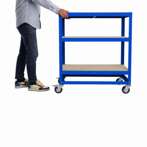 UDOBÄR Etagenwagen, Traglast 150 kg, 3 Etagen