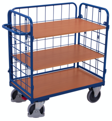 VARIOfit Etagenwagen mit Drahtgitterwänden