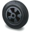 BS-ROLLEN Vollgummi-Rad, Traglast 135 kg, Vollgummi-Bereifung
