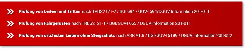 Leistungen Leiterprüfung