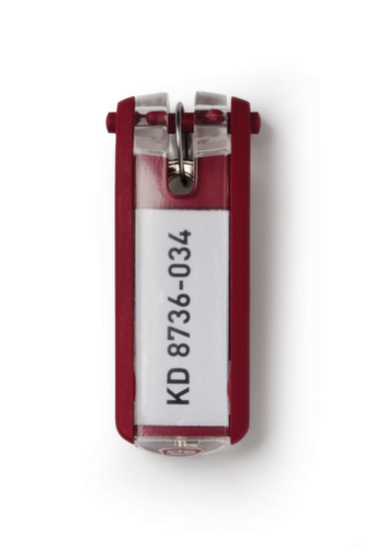 Durable Schlüsselanhänger für Schlüsselkassette, rot Standard 1 L