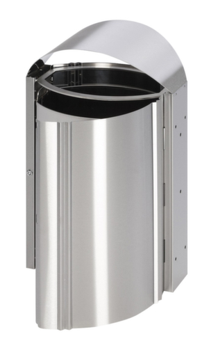 Edelstahl-Abfallbehälter für den Außenbereich, 50 l Standard 1 L