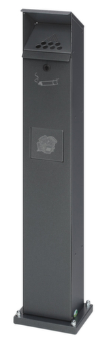 VAR Standascher mit Wetterschutzdach, antiksilber Standard 1 L