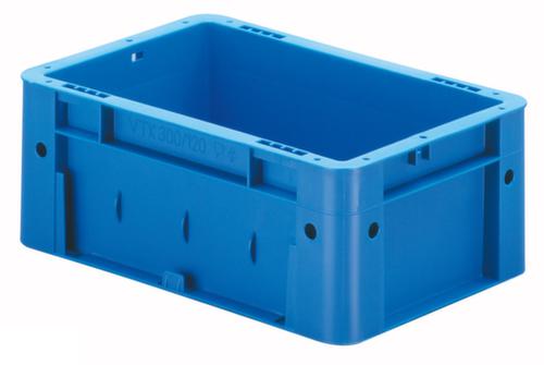 Euronorm-Stapelbehälter, blau, Inhalt 4,1 l Standard 1 L