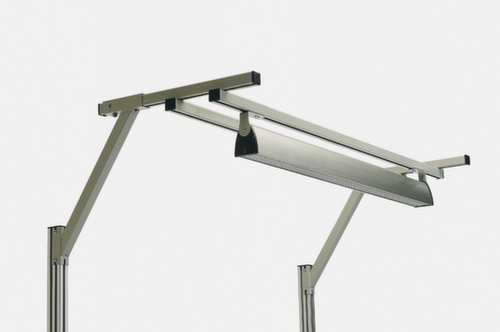 Treston Obergestell für Werkzeuge und Leuchten für Montagetisch, Breite 1500 mm Standard 1 L