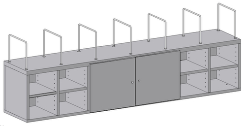 Rocholz Schranksystem 2000 für Packtisch, Höhe 585 mm