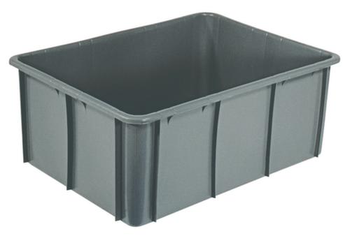 Stapelbehälter für Lebensmittel, grau, Inhalt 120 l Standard 1 L