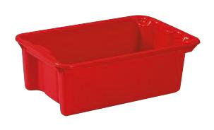 Drehstapelbehälter, rot, Inhalt 34 l Standard 2 L