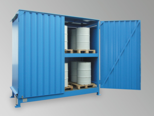 Lacont Gefahrstoff-Regalcontainer für maximal 12 KTC/IBC Standard 2 L