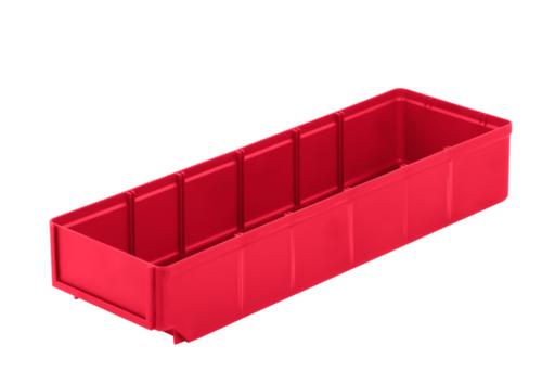 Regalkasten mit großer Beschriftungsfläche, rot, Tiefe 500 mm Standard 1 L