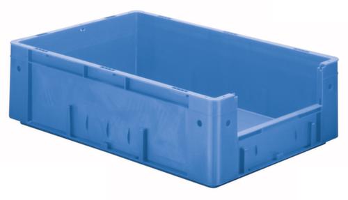 Euronorm-Stapelbehälter mit Eingriff, blau, Inhalt 31 l Standard 1 L