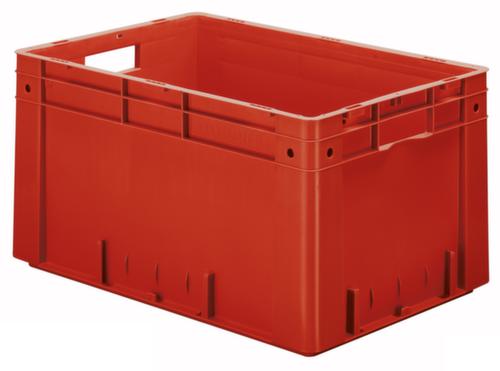 Euronorm-Stapelbehälter, rot, Inhalt 60 l Standard 1 L
