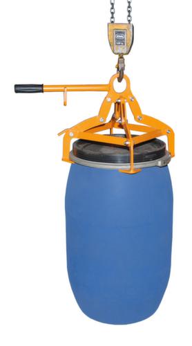 Bauer Fassgreifer für 120-/220-Liter-Fässer für Kunststofffässer, Aufnahme stehend Milieu 1 L