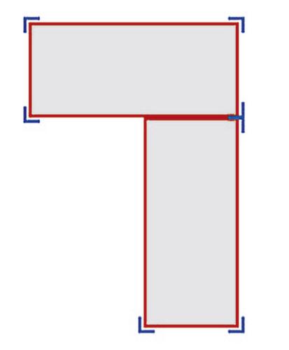 Spanplatten-Steckregal mit 4 Böden, Höhe x Breite x Tiefe 1800 x 910 x 410 mm, 4 Böden Technische Zeichnung 1 L