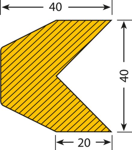 Moravia Eckenschutzprofil Technische Zeichnung 1 L