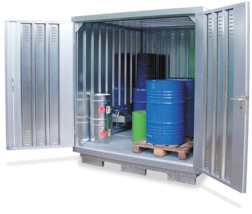 Lacont Gefahrstoff-Container fertig montiert, Lagerung passiv, Breite x Tiefe 2075 2075 mm