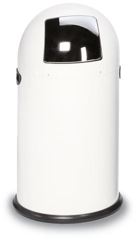 Push-Abfallbehälter, 40 l, weiß