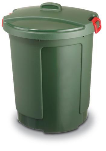 Abfallbehälter mit Klemmverschlüssen am Deckel Standard 1 L