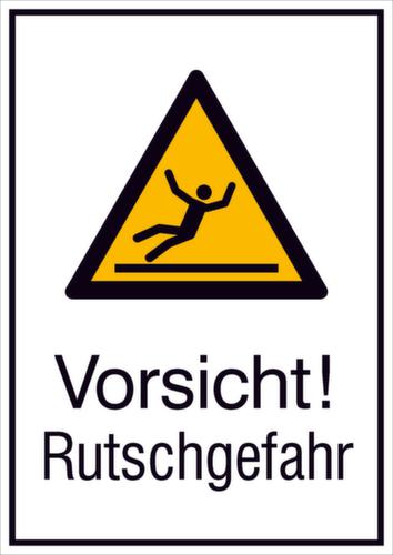 Warnschild vor Rutschgefahr, Wandschild Standard 1 L