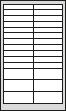 PAVOY Schubladenschrank Basis, 28 Schublade(n) Technische Zeichnung 1 L