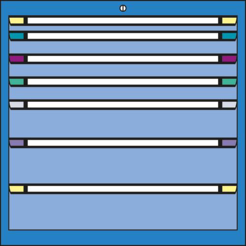 Thurmetall Schubladenschrank mit Breite 1005 mm, 7 Schublade(n) Technische Zeichnung 1 L