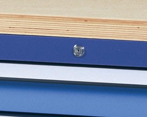 Thurmetall Werkbank, 4 Schubladen, 1 Ablageboden Detail 1 L