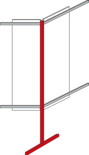 Kappes 135°-Eckstütze RasterPlan® für Loch-/Schlitzplatte Technische Zeichnung 1 L