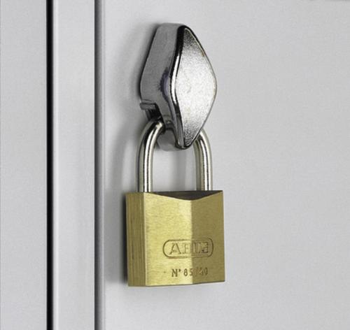 C+P Garderobenschrank Classic mit 2 Abteilen und Mitteltrennwand, Abteilbreite 400 mm Detail 2 L