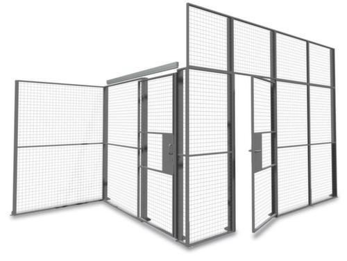 TROAX Trennwandsystem mit Maschenweite 50x50 mm
