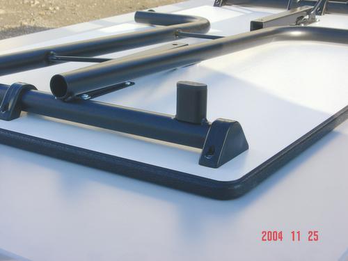 Stapelbarer Mehrzweck-Klapptisch, Breite x Tiefe 1200 x 800 mm, Platte Ahorn Detail 1 L